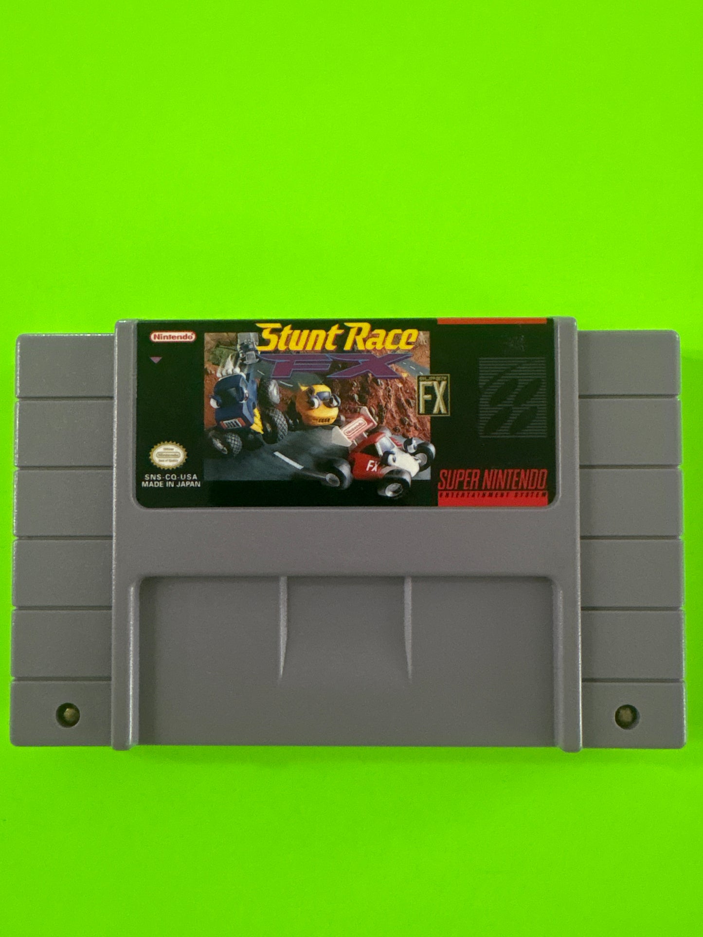 Stunt Race FX (Super Nintendo Entertainment System, 1994) SNES Authentic