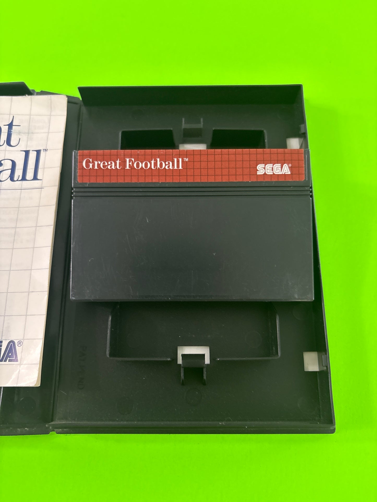 Great Football (Sega Master System, 1987) Complete w/Manual Authentic
