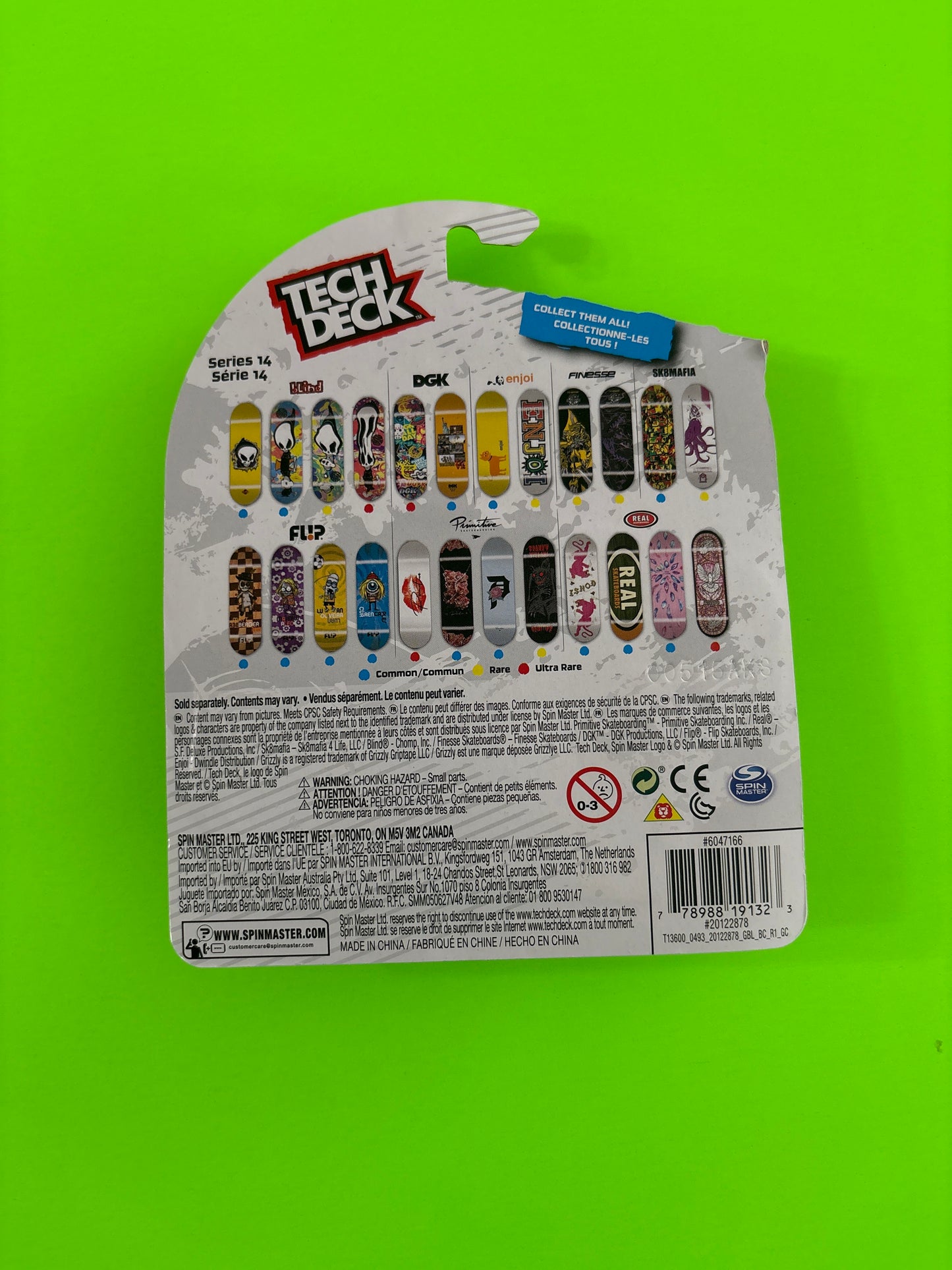Tech Deck Ultra Rare Real Skateboards Ishod Wair Series 14 #1