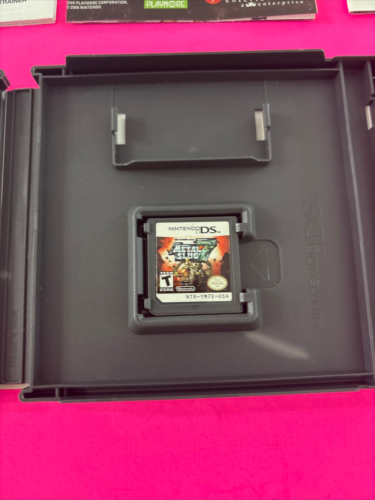 Metal Slug 7 CIB (Nintendo DS, 2008) with Slip Cover, Music CD, and Poster