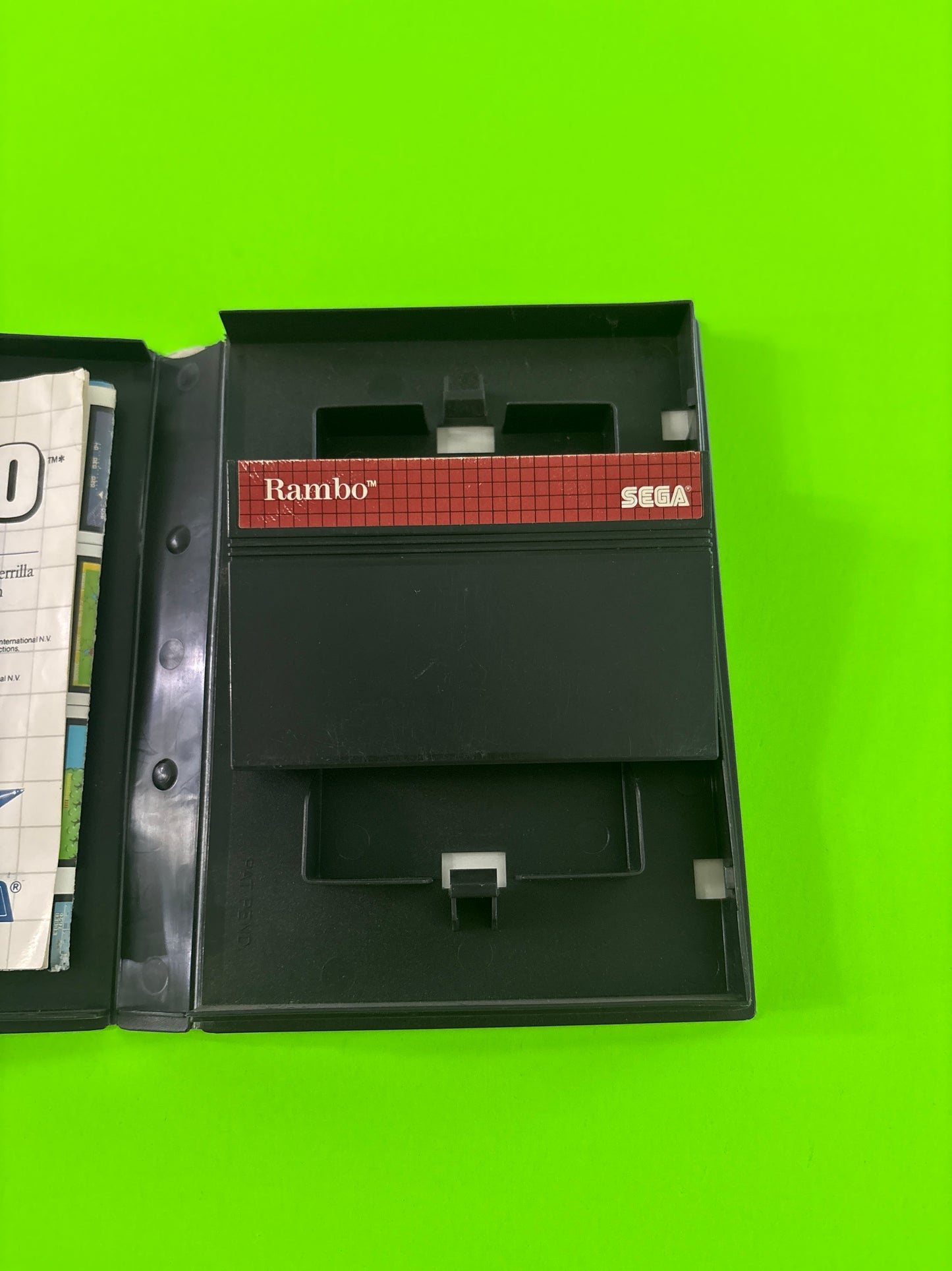 Rambo First Blood Part 2 (Sega Master System, 1986) Complete w/Manual #2
