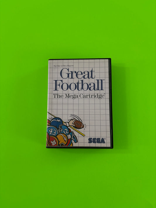 Great Football (Sega Master System, 1987) Complete w/Manual Authentic