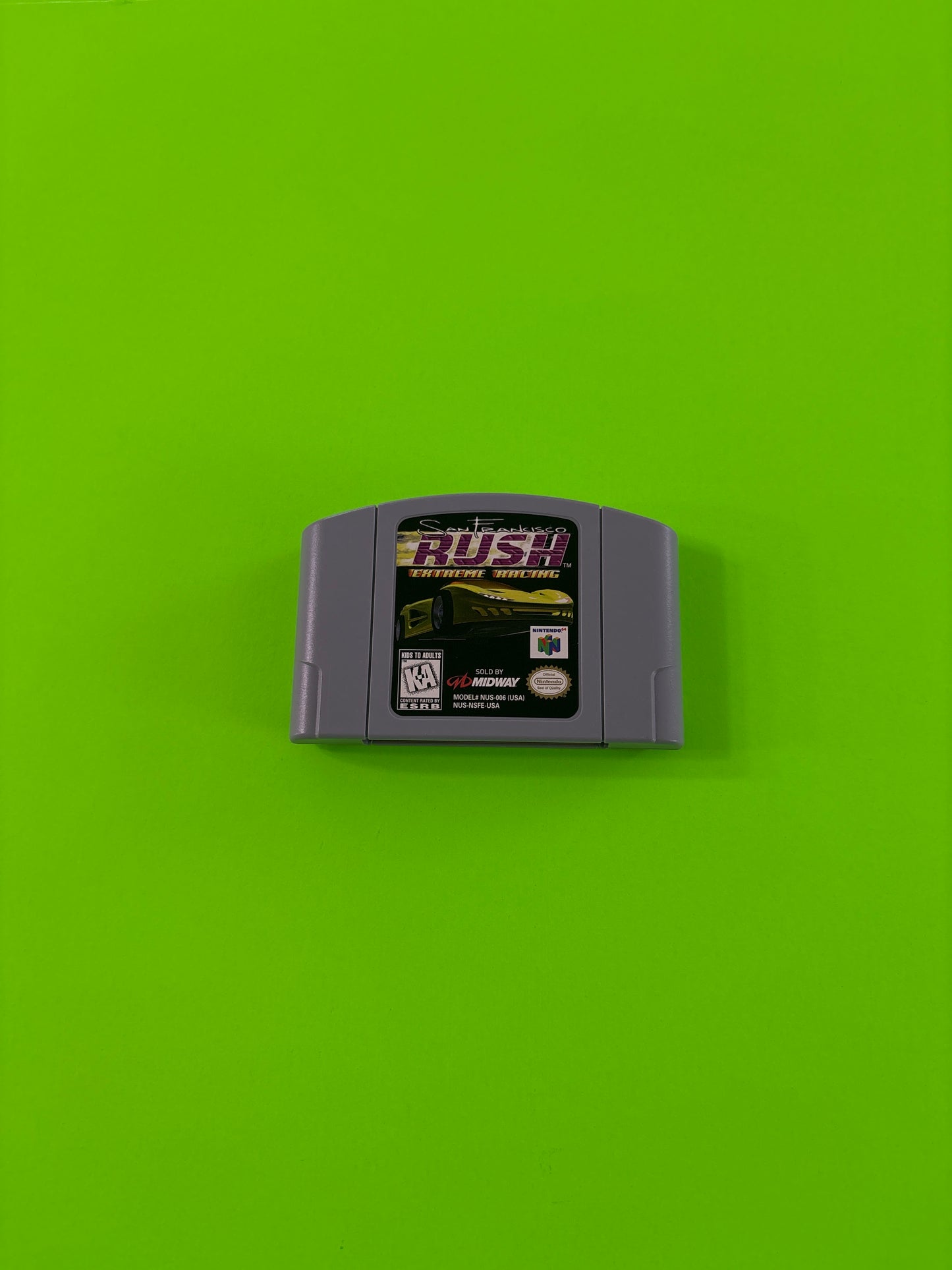 San Francisco Rush Extreme Racing (Nintendo 64, 1997) N64 Authentic