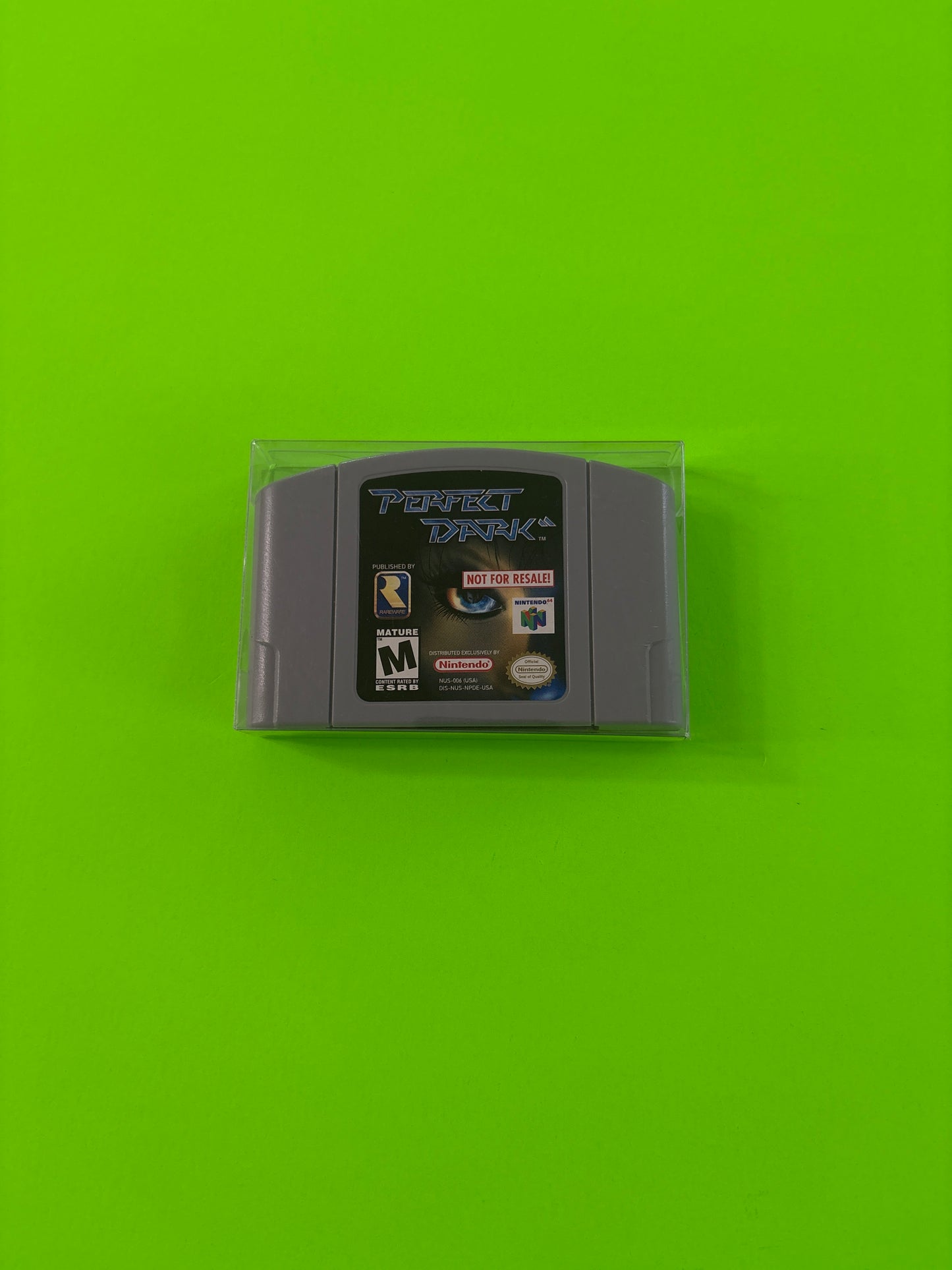 Perfect Dark (Nintendo 64, 2000) N64 Authentic Not For Resale