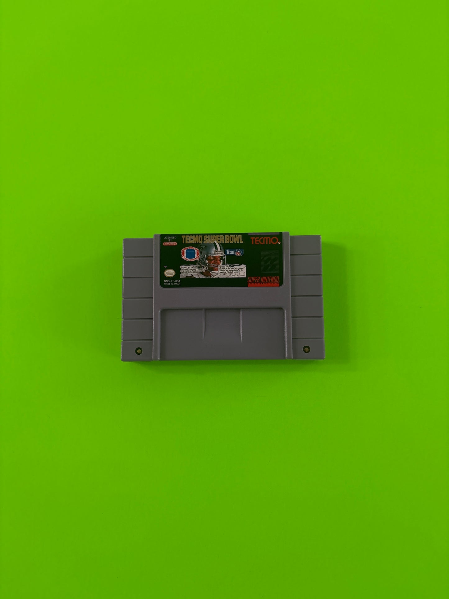 Tecmo Super Bowl (Super Nintendo Entertainment System, 1993) SNES Authentic