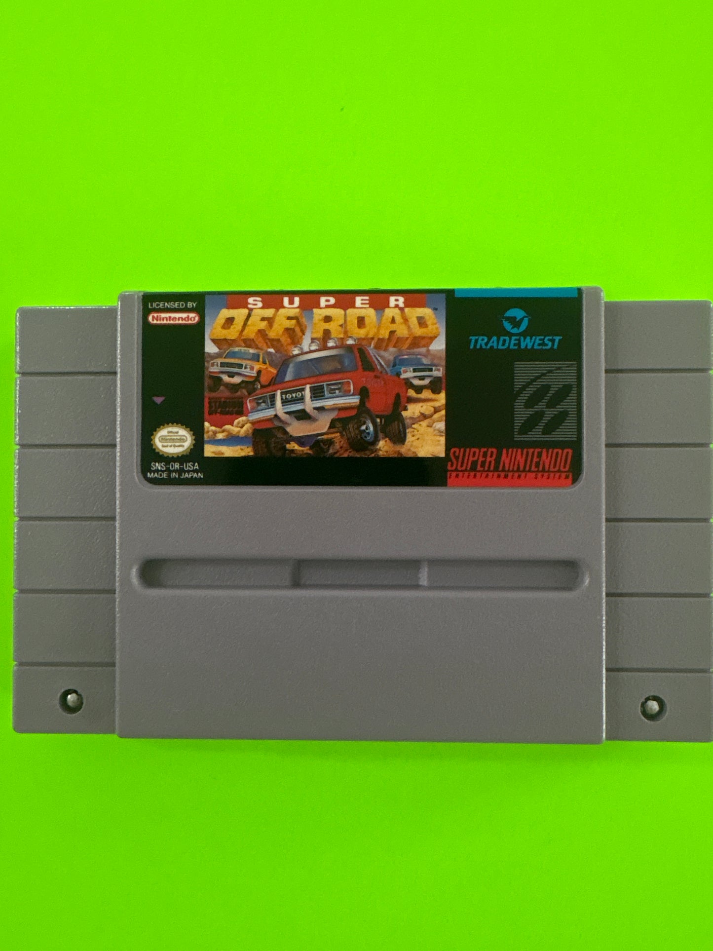 Super Off Road (Super Nintendo Entertainment System, 1991) SNES Authentic Demo