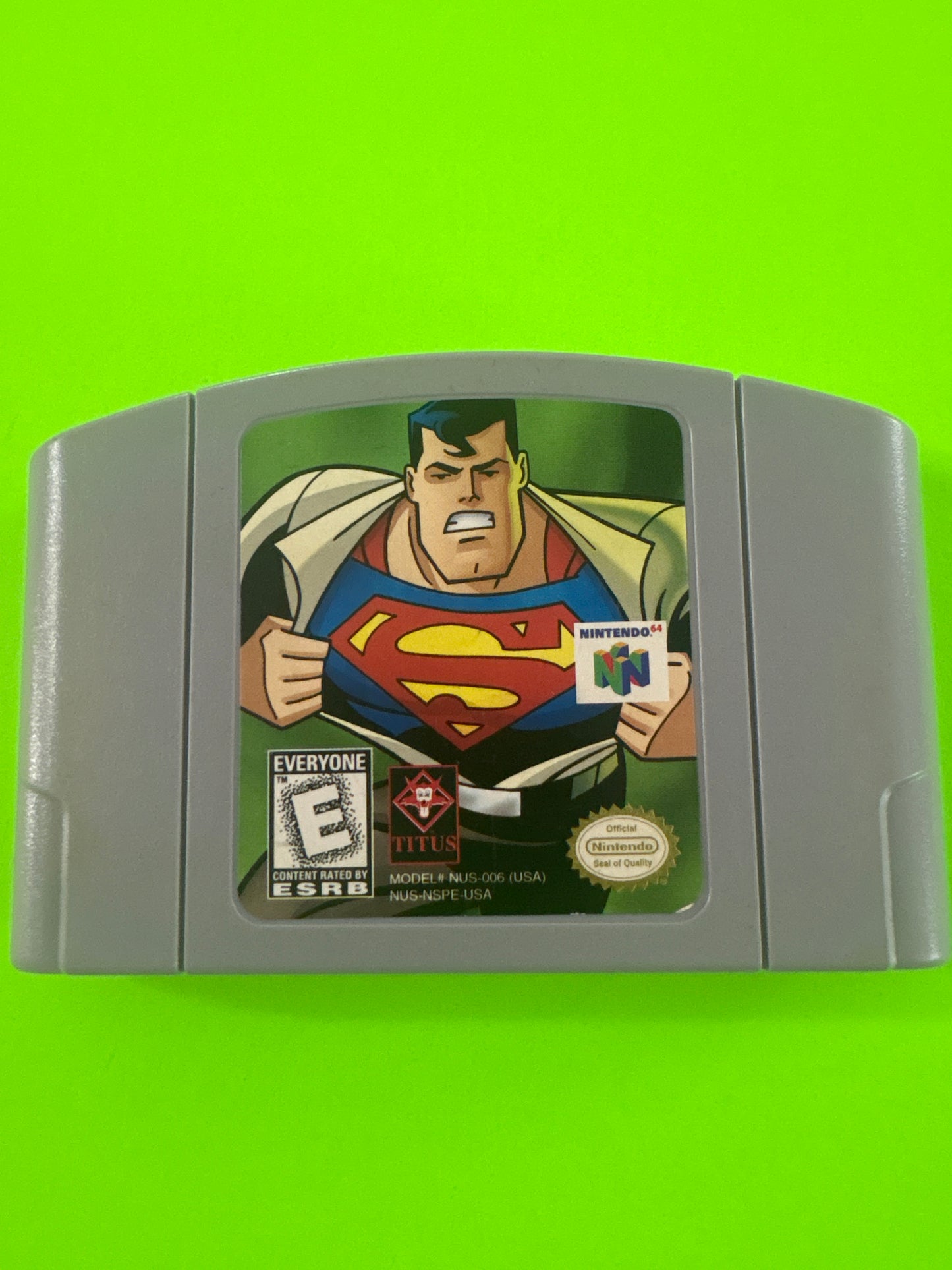 Superman (Nintendo 64, 1999) N64 Authentic
