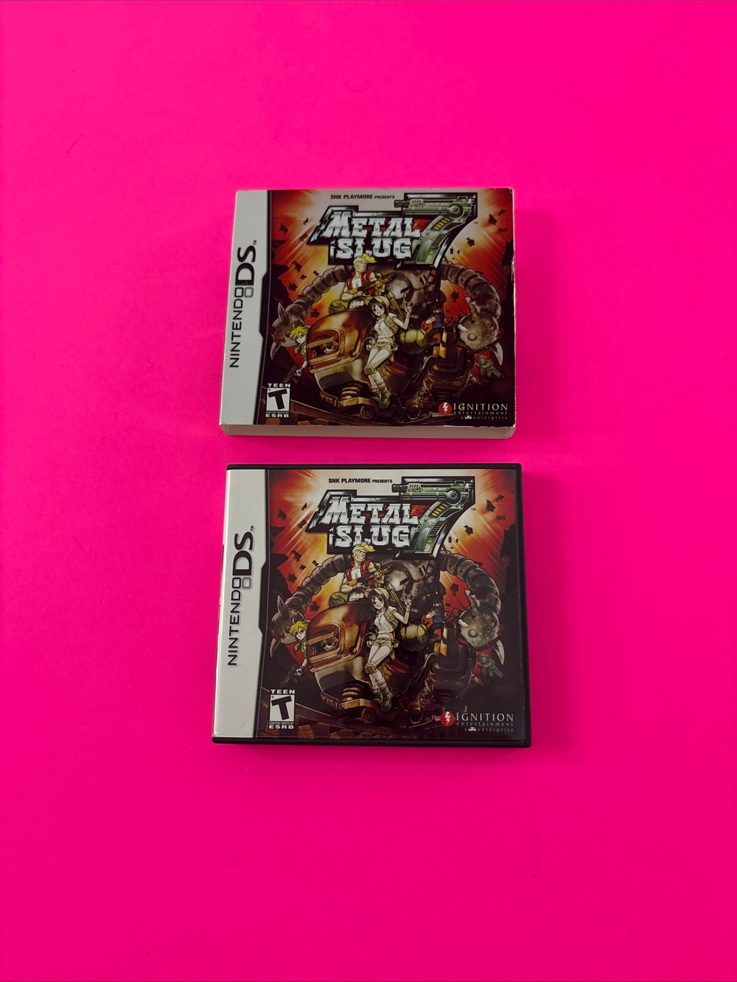 Metal Slug 7 CIB (Nintendo DS, 2008) with Slip Cover, Music CD, and Poster
