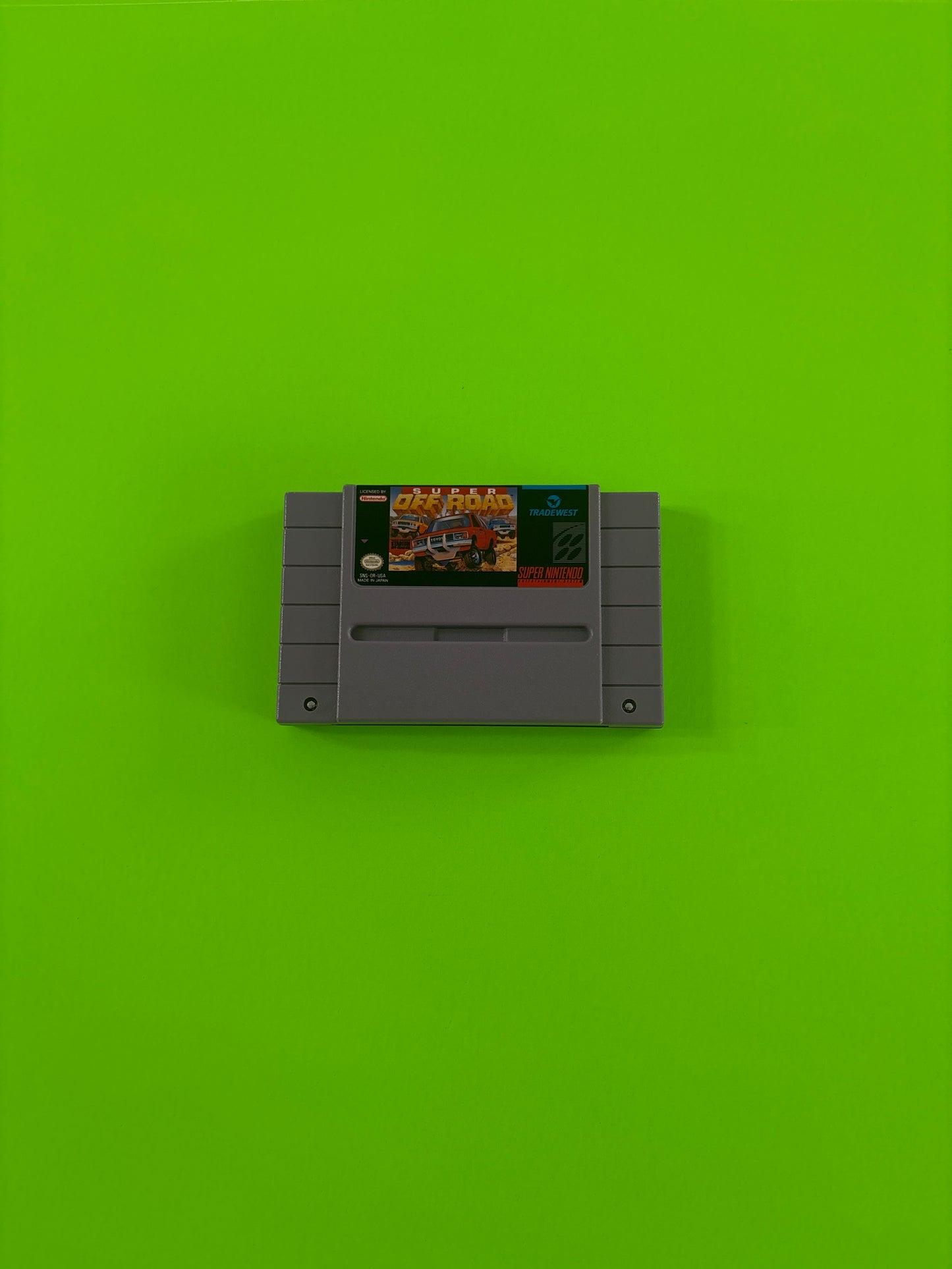 Super Off Road (Super Nintendo Entertainment System, 1991) SNES Authentic Demo
