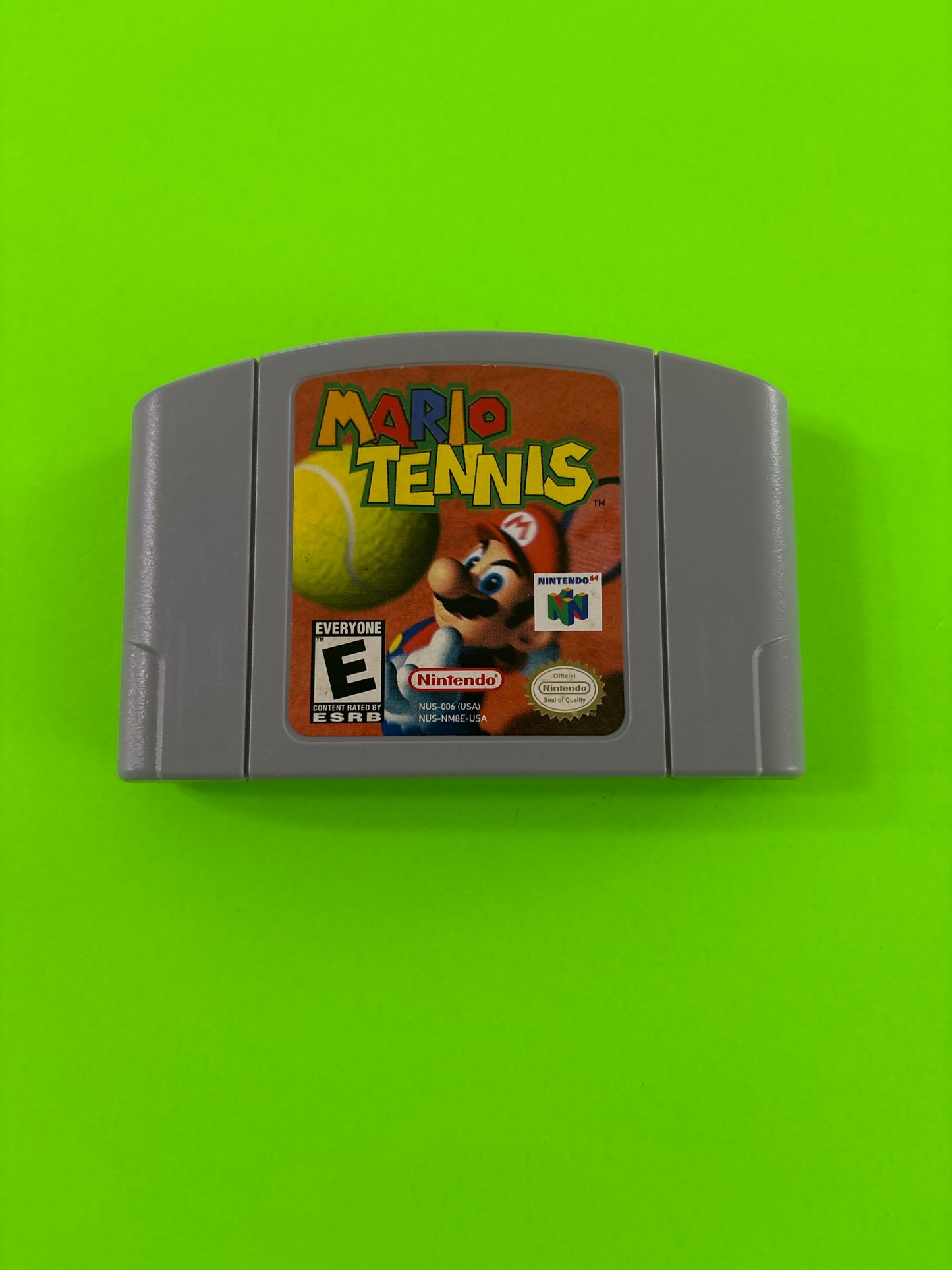 Mario Tennis (Nintendo N64, 2000) N64 Authentic