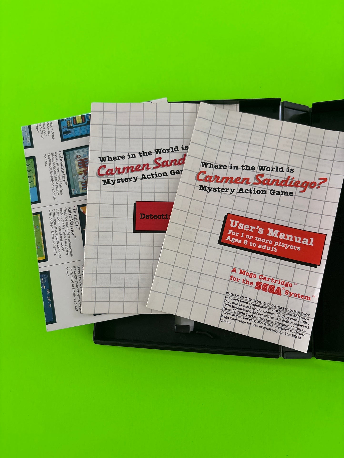 Where in the World Is Carmen Sandiego? (Sega Master System, 1988) Complete