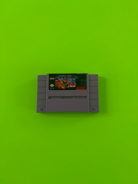 Populous (Super Nintendo Entertainment System, 1991) SNES Authentic