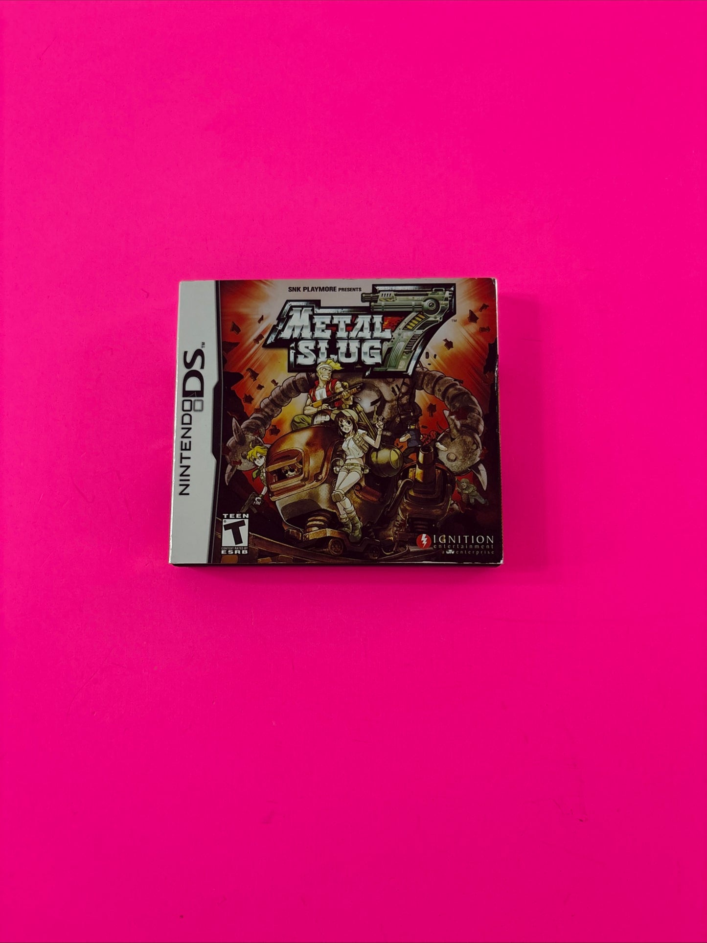 Metal Slug 7 CIB (Nintendo DS, 2008) with Slip Cover, Music CD, and Poster