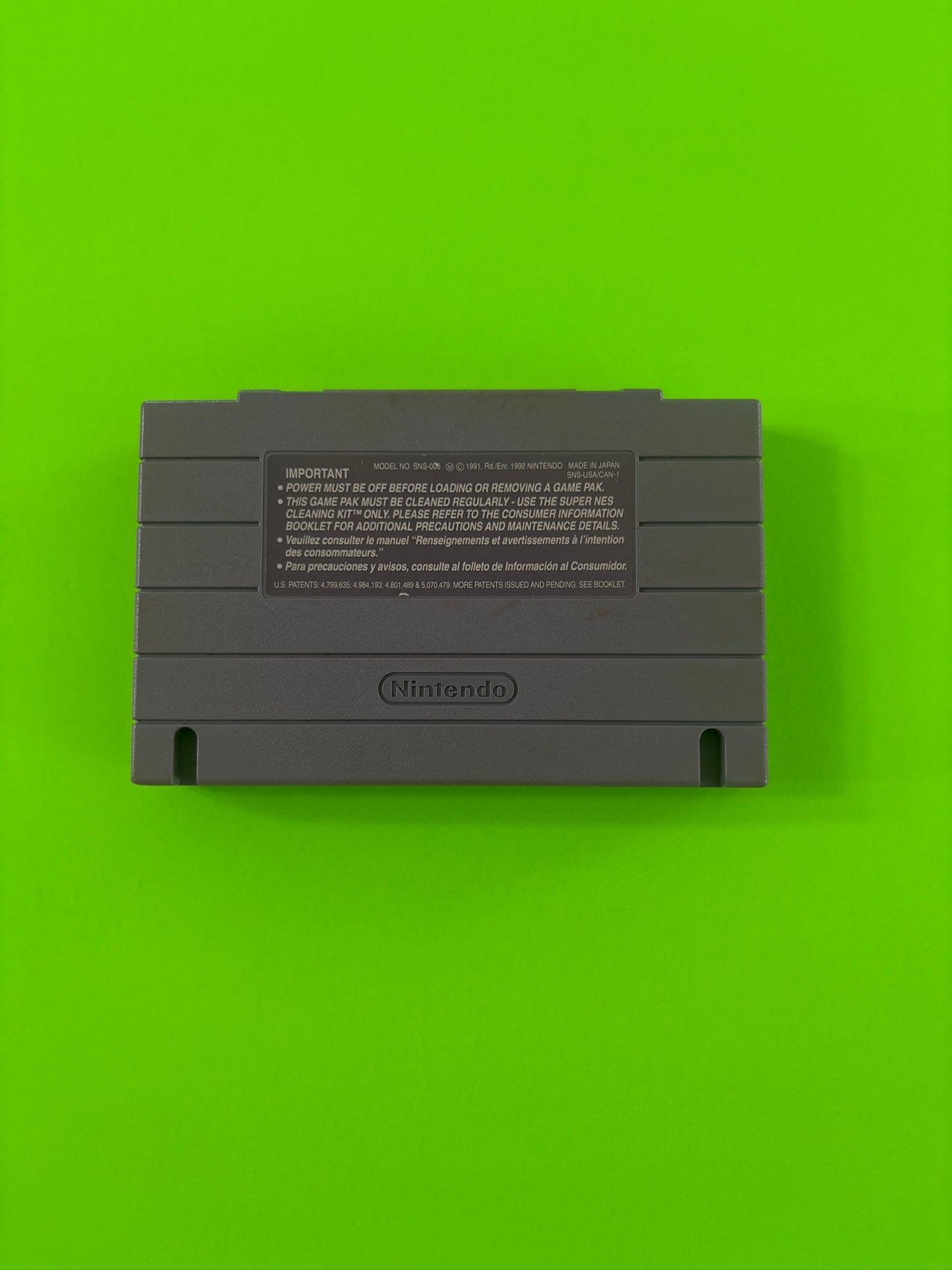 Total Carnage (Super Nintendo Entertainment System, 1993) SNES Authentic