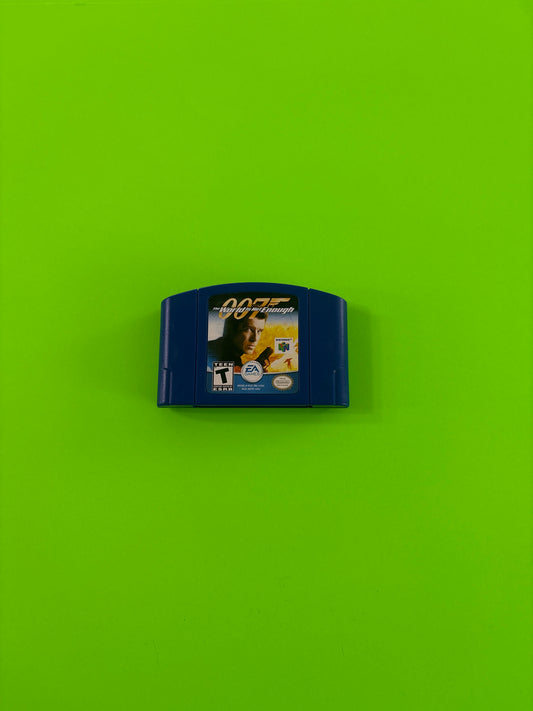 007 The World Is Not Enough (Nintendo 64, 2000) N64 Authentic