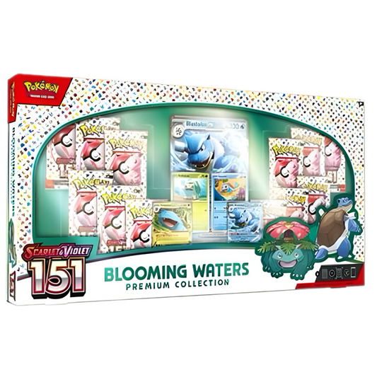 Pokemon TCG: 151 Blooming Waters Premium Collection Box **(RIP LIVE ONLY)**