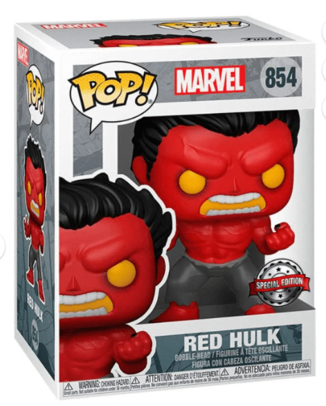 Funko POP! Marvel Red Hulk Vinyl Bobble Head (2021)