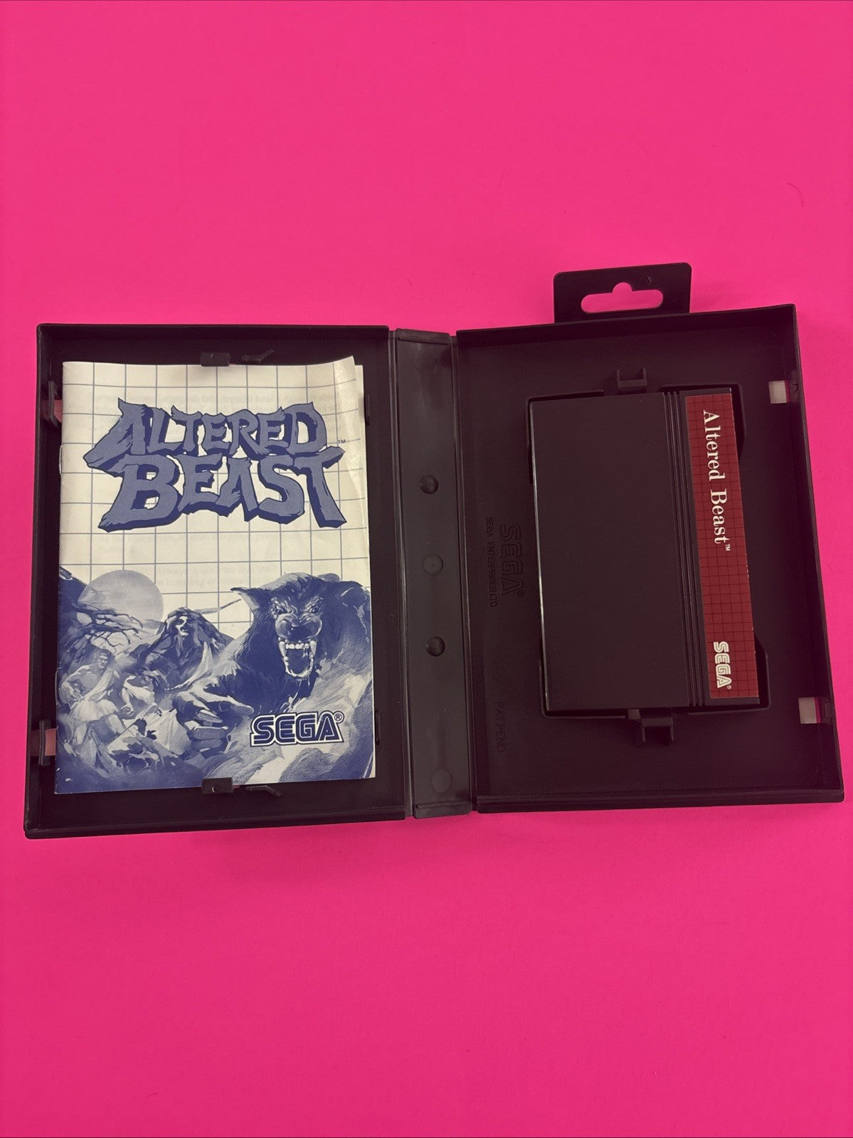 Altered Beast (Sega Master System, 1989) Complete w/Manual Authentic
