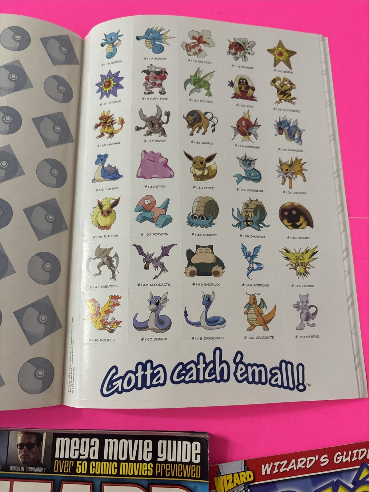 1998 Pokemon COLLECTORS STICKER BOOK Scholastic NEW Unused Vintage Maria Barbo