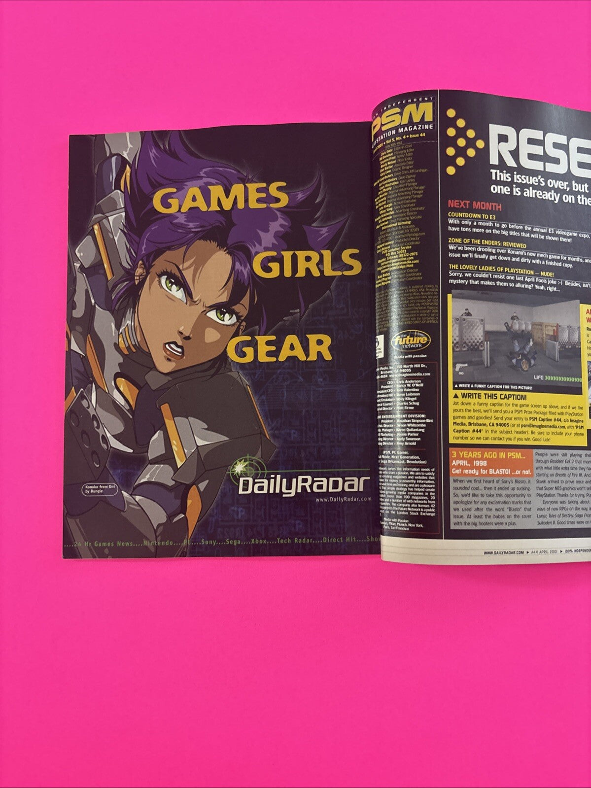 PlayStation Magazine PSM Issue 44 April 2001 Vol 5 Soul Reaver Blood Omen 2