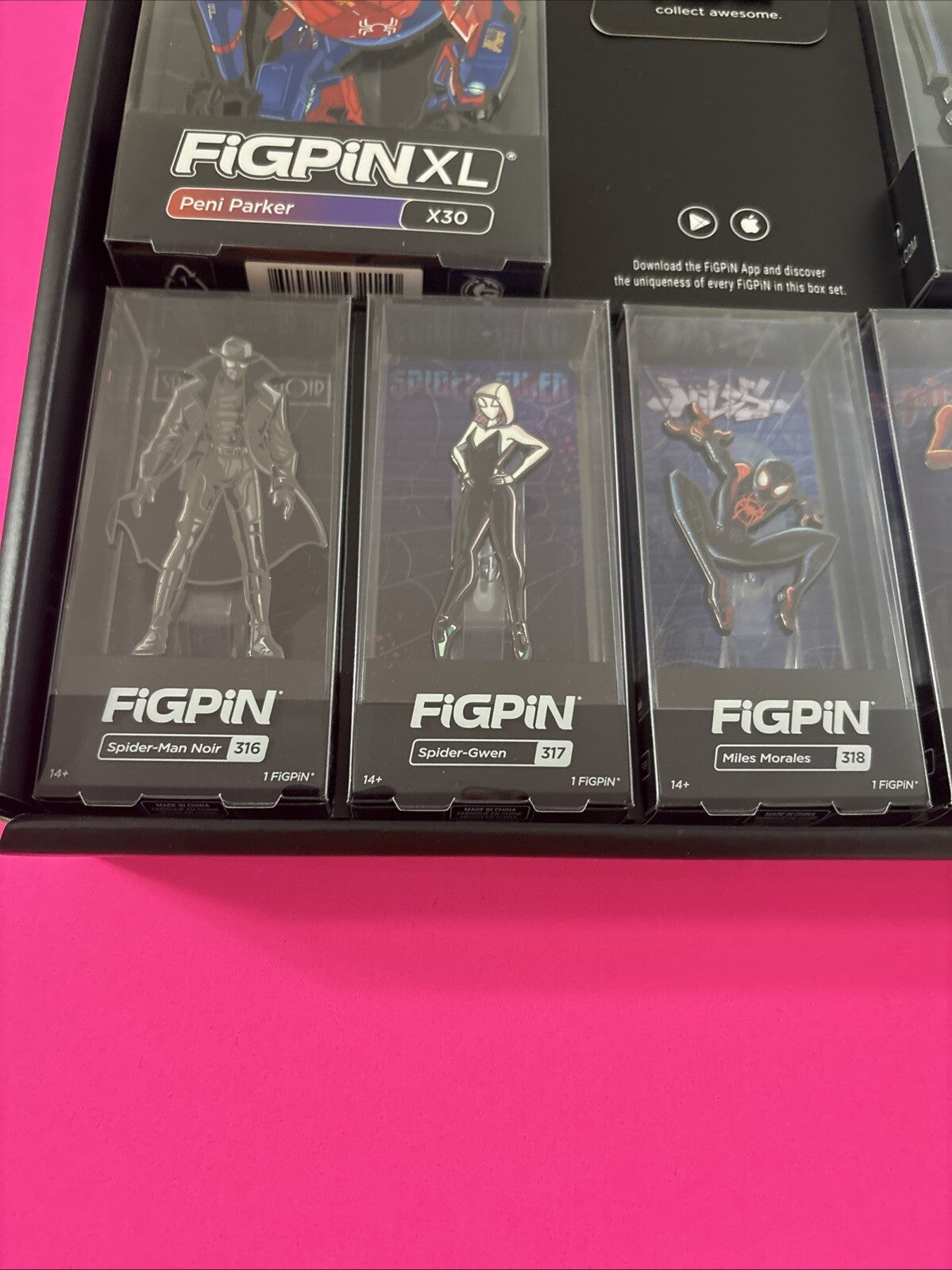 FiGPiN Into the Spiderverse Spider Man NYCC Exclusive w/Logo, Brand New UnLocked