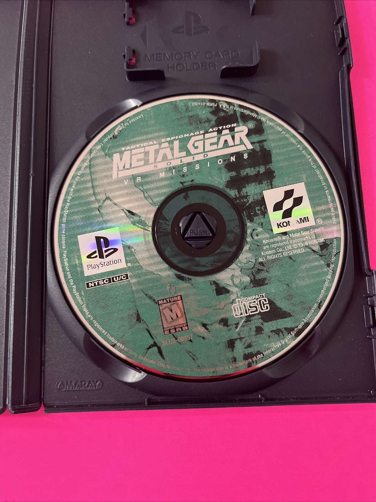 Metal Gear Solid: VR Missions (Sony PlayStation 1 / PS1 / 1999) DISC ONLY