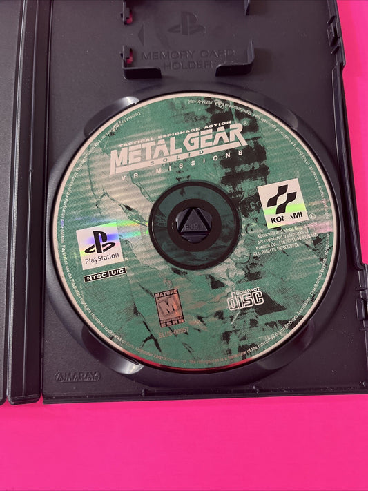 Metal Gear Solid: VR Missions (Sony PlayStation 1 / PS1 / 1999) DISC ONLY