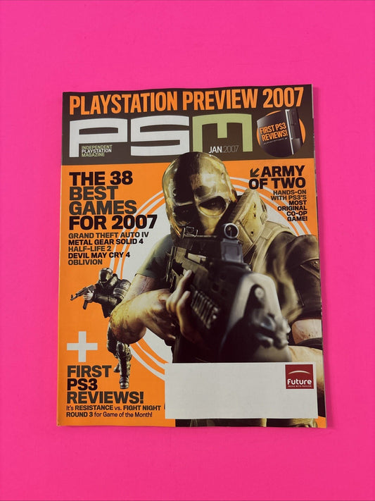 PlayStation Magazine PSM January 2007 PlayStation Preview 2007