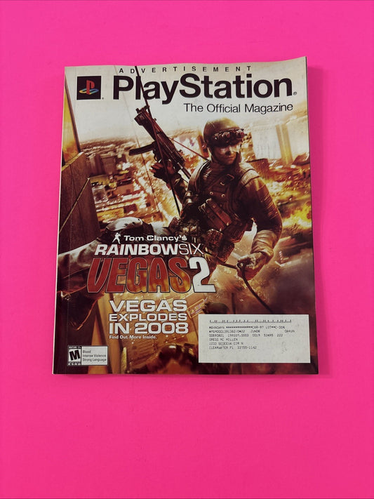 PlayStation The Official Magazine April 2008 - Star Wars Force Unleashed Issue 5