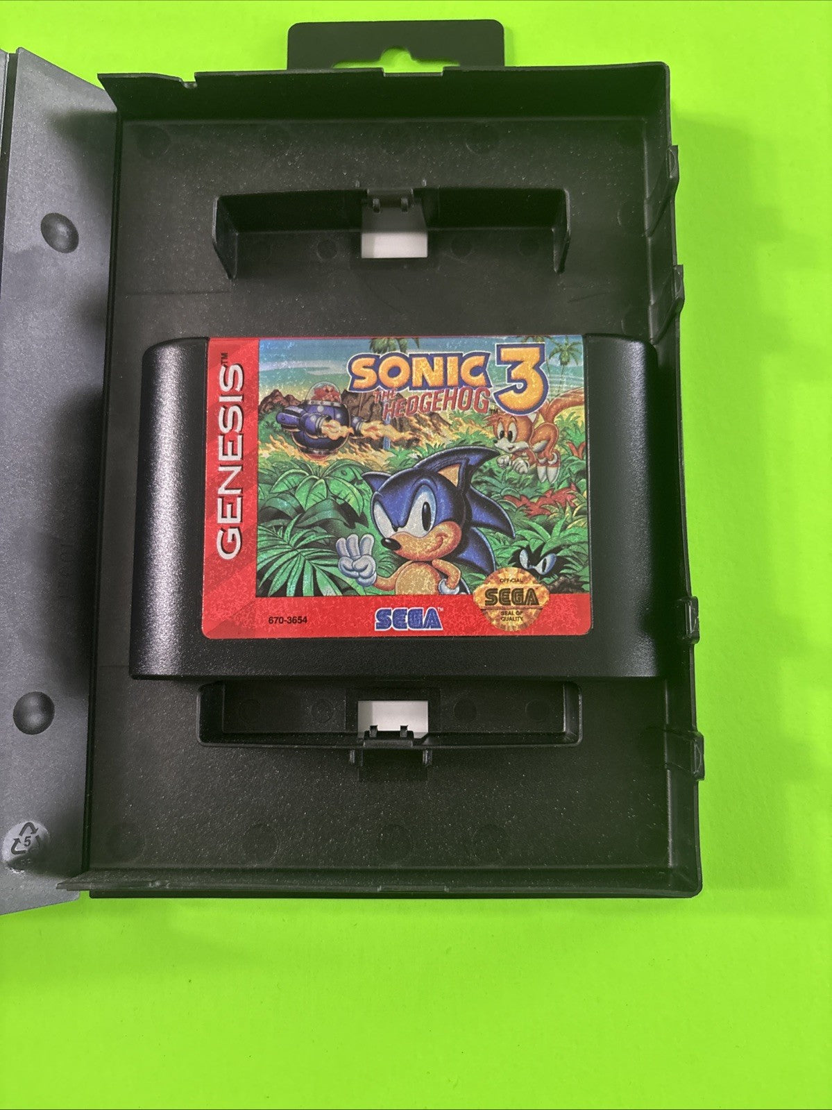 Sonic the Hedgehog 3 (Sega Genesis, 1994) Authentic Complete w/Manual