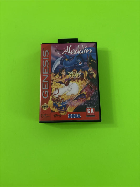 Disney's Aladdin (Sega Genesis, 1993) Authentic Complete w/Manual