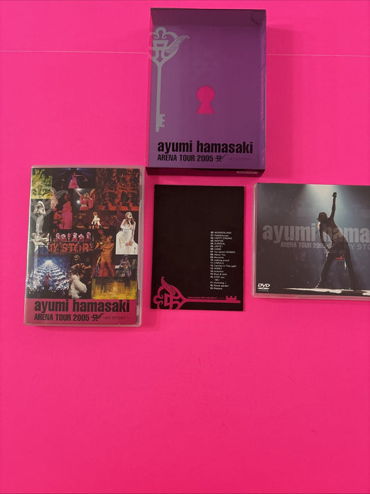 AYUMI HAMASKAI ARENA TOUR 2005 MY STORY (3) DVD SET Rare Complete Set