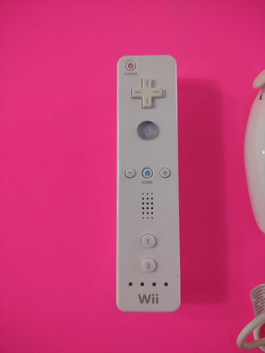 Nintendo RVL-003 Wii Remote Control with Nunchuk Tight & Clean OEM