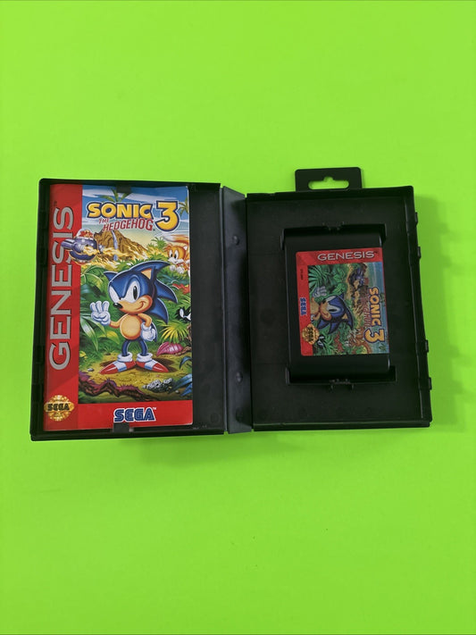 Sonic the Hedgehog 3 (Sega Genesis, 1994) Authentic Complete w/Manual