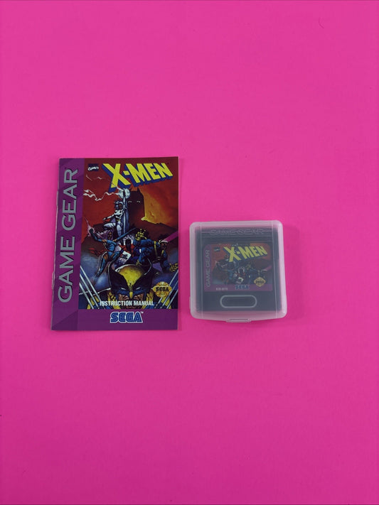 X-men (SEGA Game Gear) w/ manual