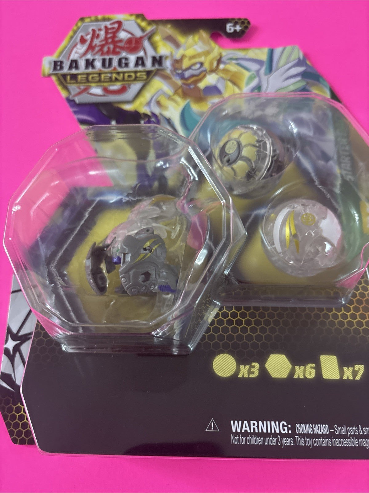 Bakugan Legends Diamond Chase Starter Pack Tretorous Spartillion Fenneca New