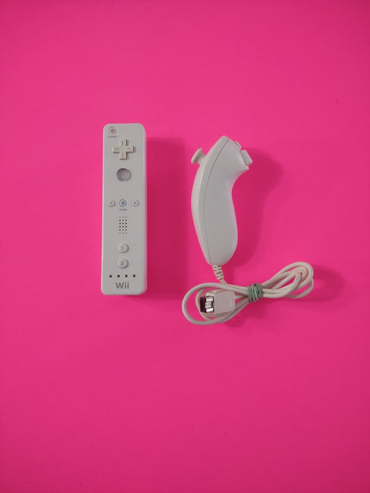 Nintendo RVL-003 Wii Remote Control with Nunchuk Tight & Clean OEM