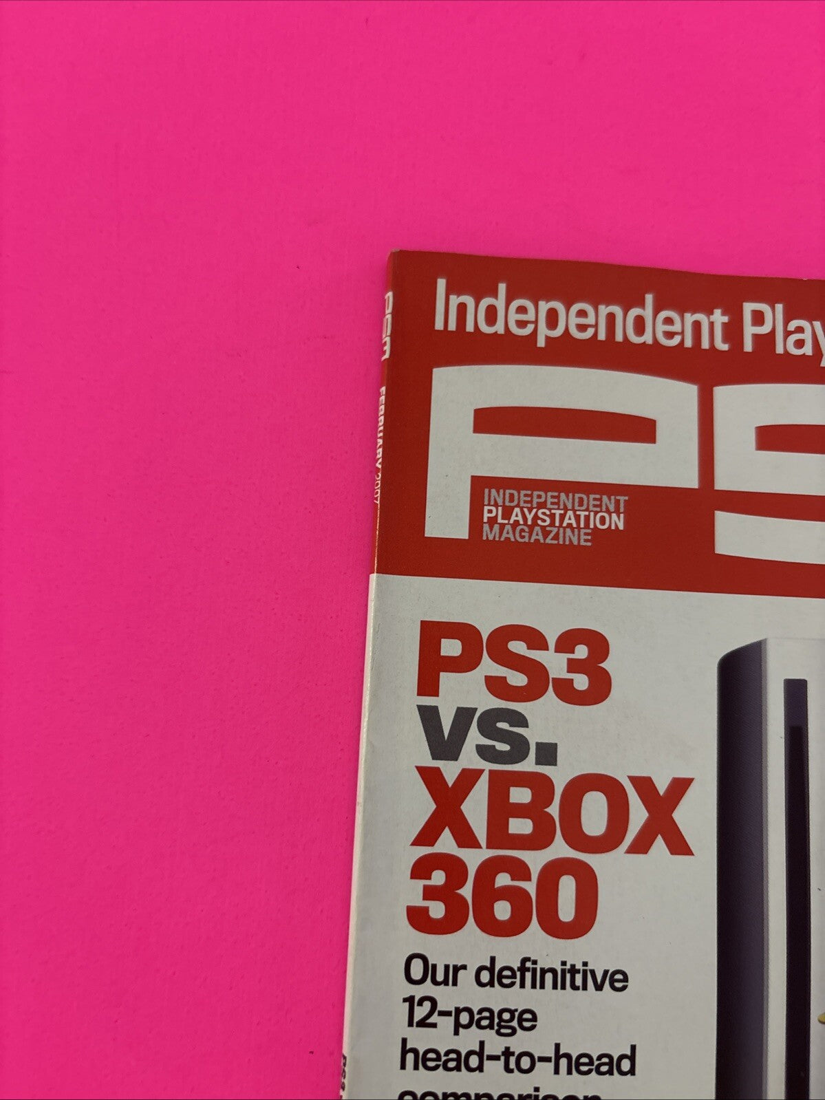 Independent PlayStation Magazine PSM February 2007 Issue 120 PS3 vs XBox 360