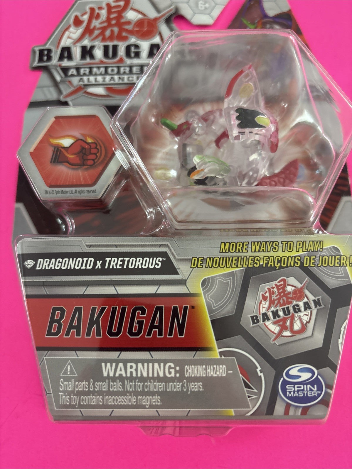 Bakugan Armored Alliance Dragonoid x Tretorous Rare Diamond Chase Brand New #1