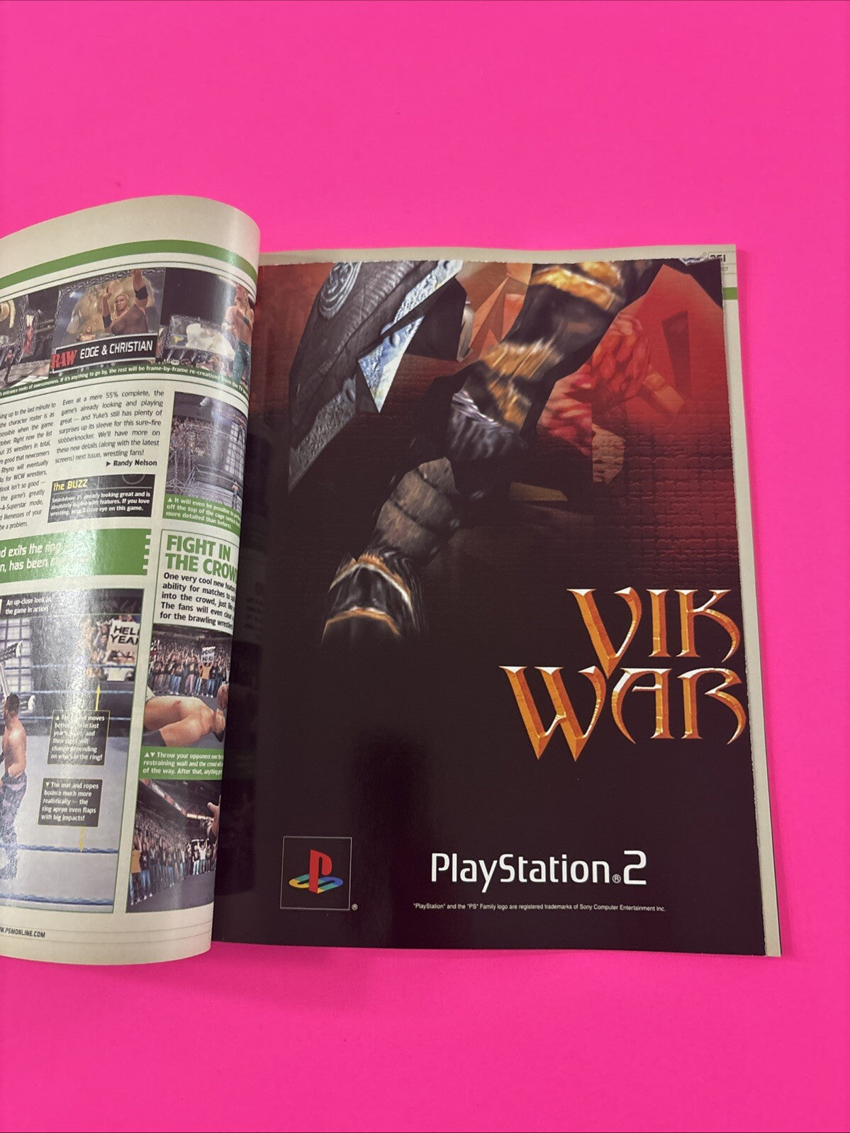 PlayStation Magazine PSM Sep 2001 Vol 5 #49 Just Bring It WWF + Viking Warrior