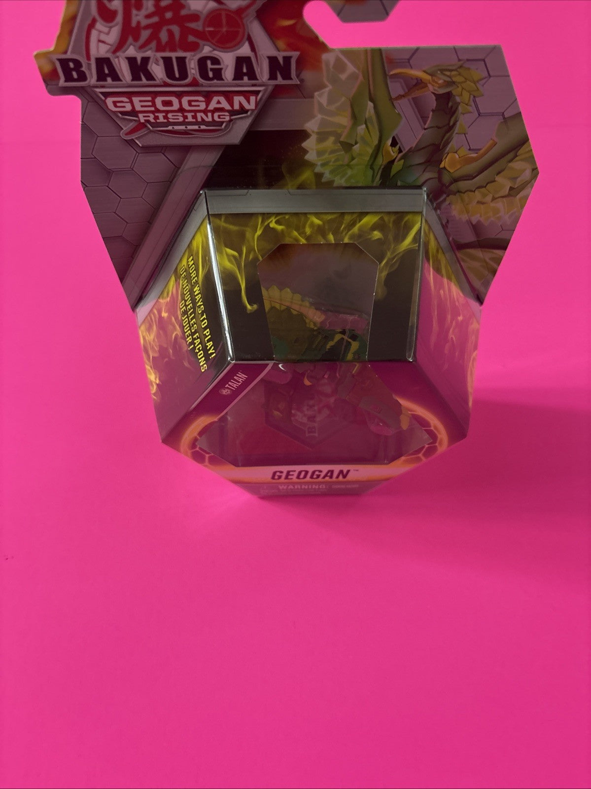 Bakugan GEOGAN RISING TALAN Figure GATE CARD Green 6+ 2 Ability Cards Brand New