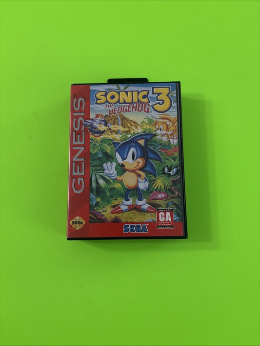 Sonic the Hedgehog 3 (Sega Genesis, 1994) Authentic Complete w/Manual
