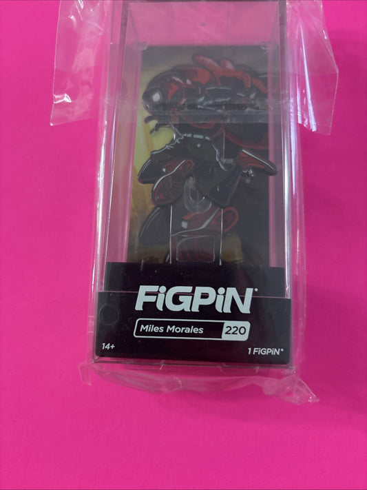FiGPiN Miles Morales #220 Unlocked Spider-Man Must SEE Excellent