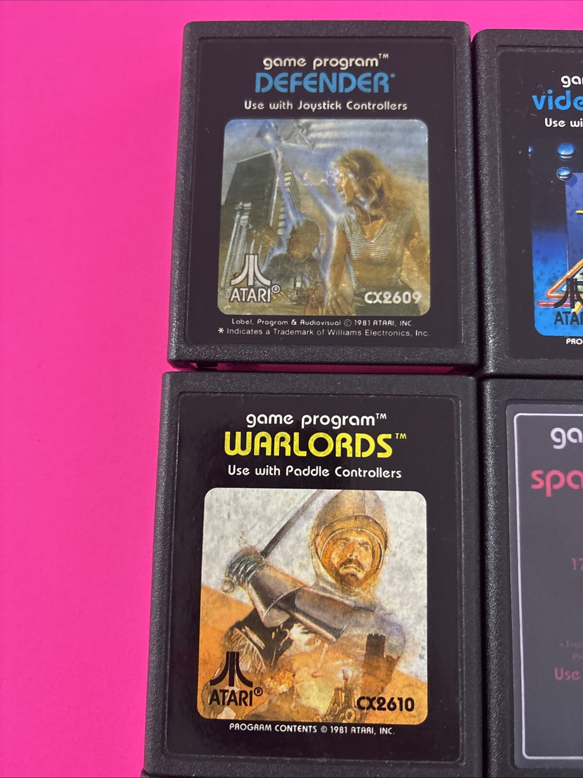 Atari 2600 Lot of 12 Games - ALL TESTED - Working - Cleaned Pins (1)