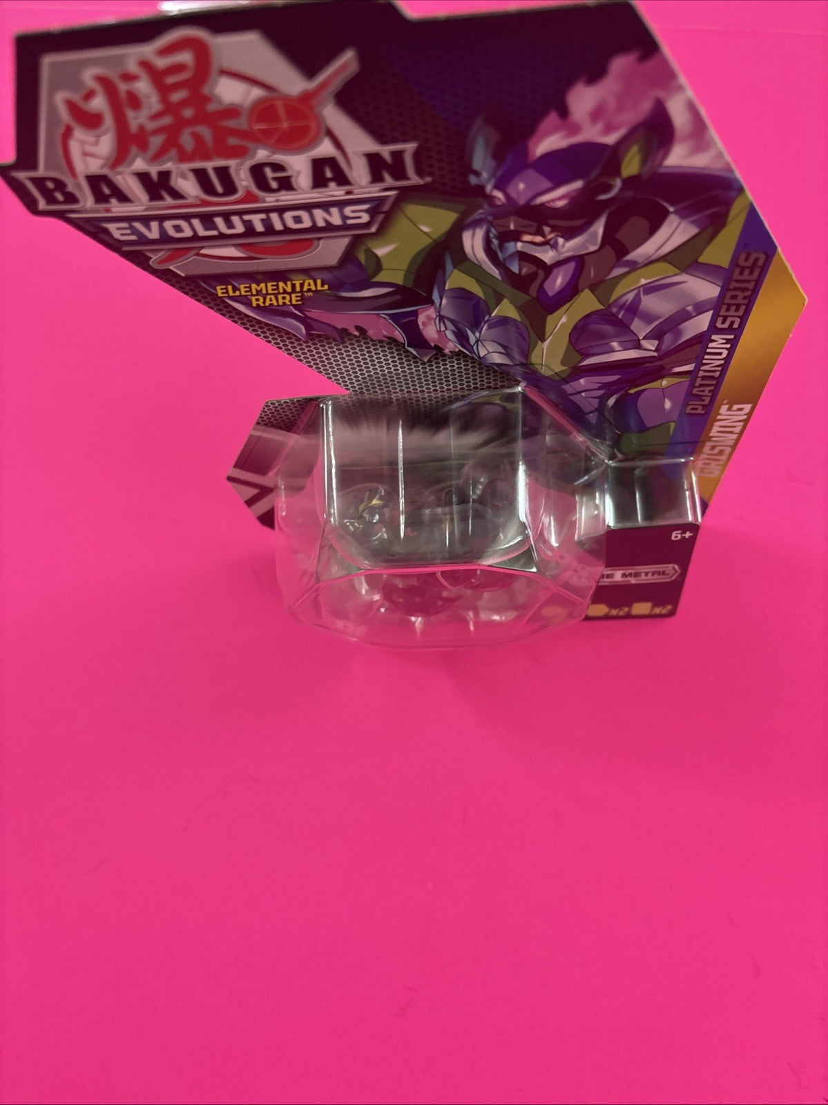 Bakugan Evolutions Elemental Rare DARKUS GRISWING Platinum Series Brand New #2