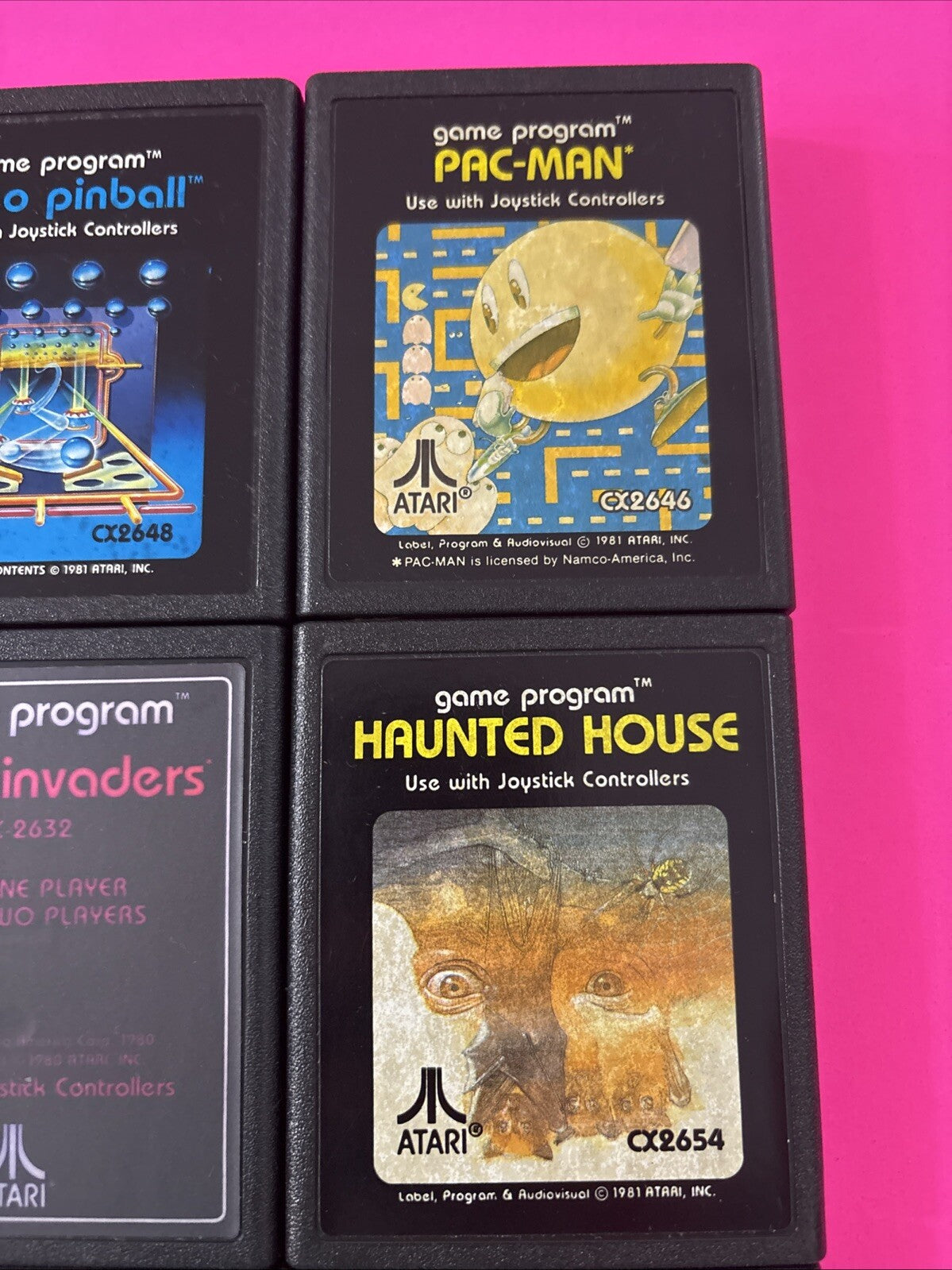 Atari 2600 Lot of 12 Games - ALL TESTED - Working - Cleaned Pins (1)