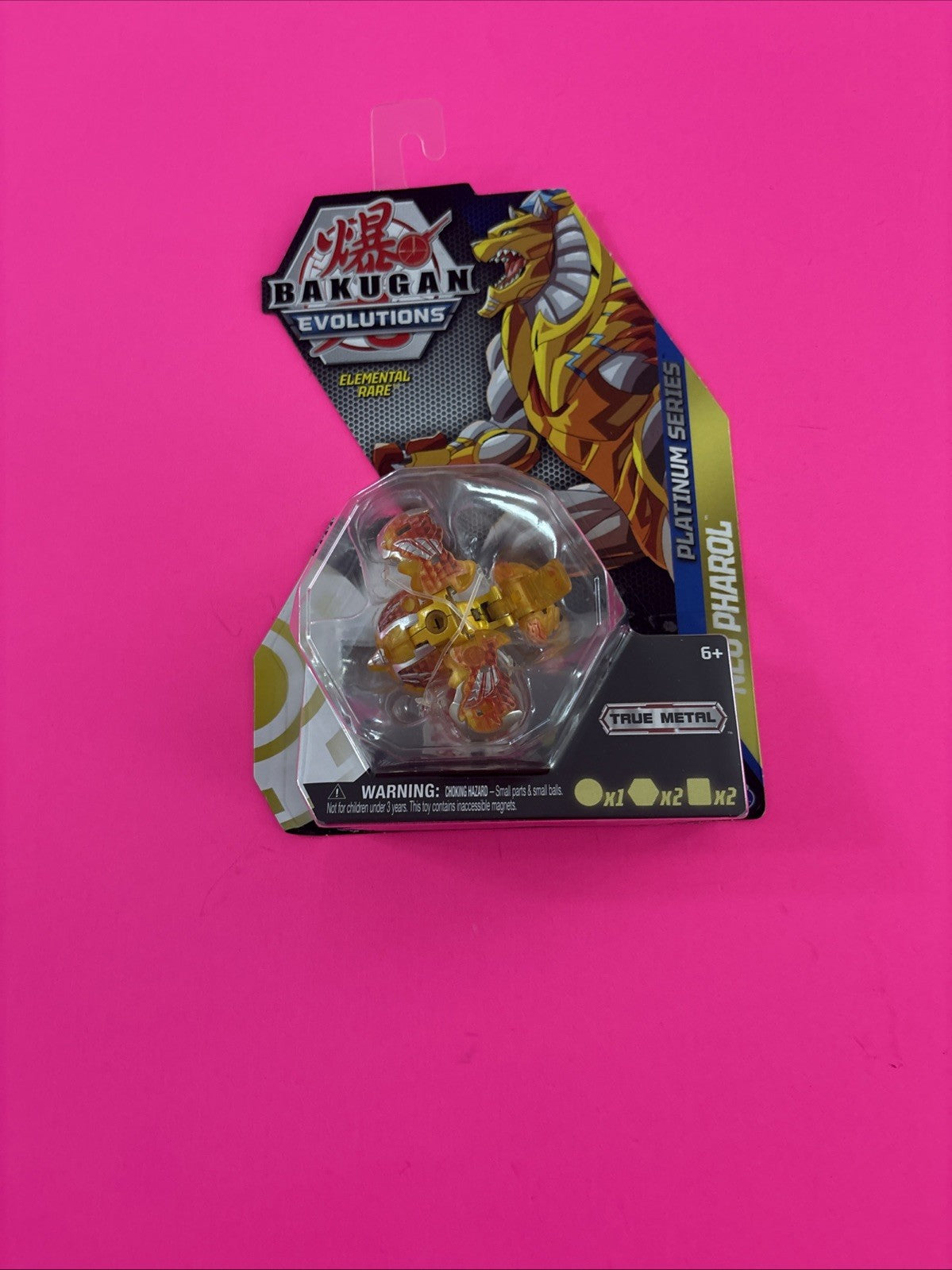 Bakugan Evolutions Elemental Rare NEO PHAROL Platinum Series Brand New #2