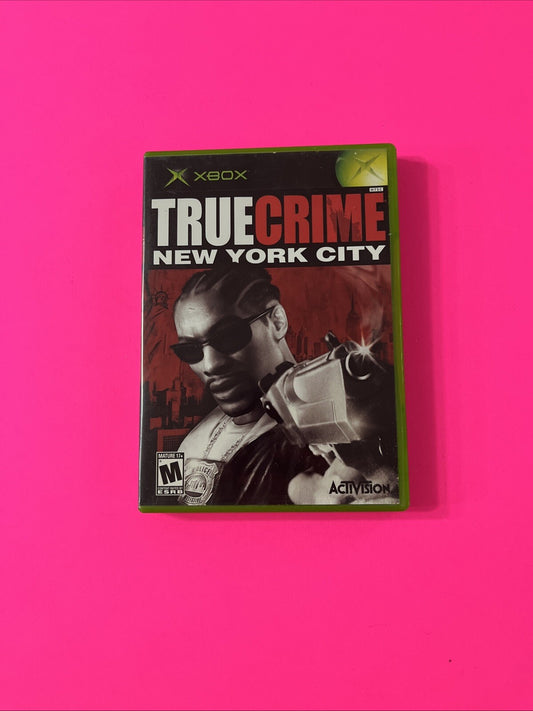 True Crime: New York City (Microsoft Xbox, 2005) Black Label CIB