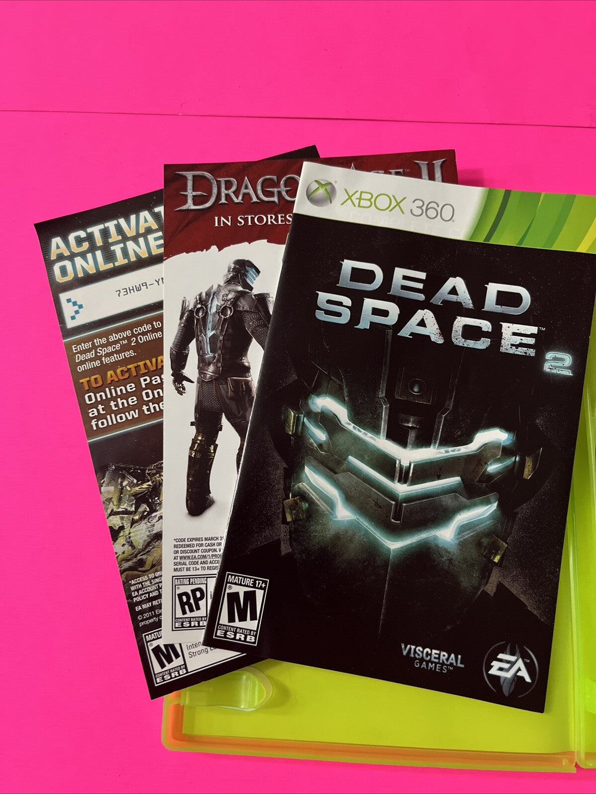 Dead Space 2 (Microsoft Xbox 360, 2011) Complete