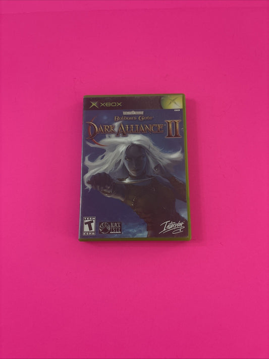 Baldur's Gate: Dark Alliance II (Microsoft Xbox, 2004) Complete in Box